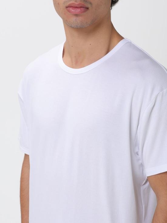 25FW 폴 스미스 반팔 티셔츠 M1A388FHP3PK 01 White 1 - PAUL SMITH