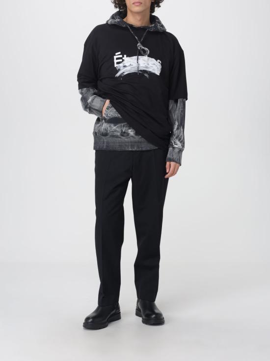 25FW 에뛰드스튜디오 반팔 티셔츠 H25MMTSH134 99 Black - ETUDES