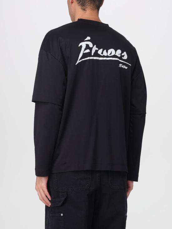 25FW 에뛰드스튜디오 반팔 티셔츠 H25MMTSH183 99 Black - ETUDES