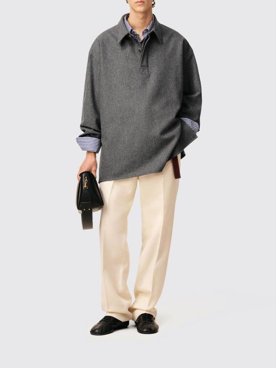 25FW 아미 폴로 티셔츠 UPL781WV0058 050 Grey - AMI