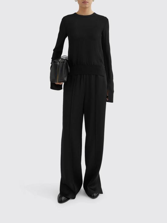 25FW 질샌더 스트레이트 팬츠 J02KA0180J76018 001 Black - JIL SANDER