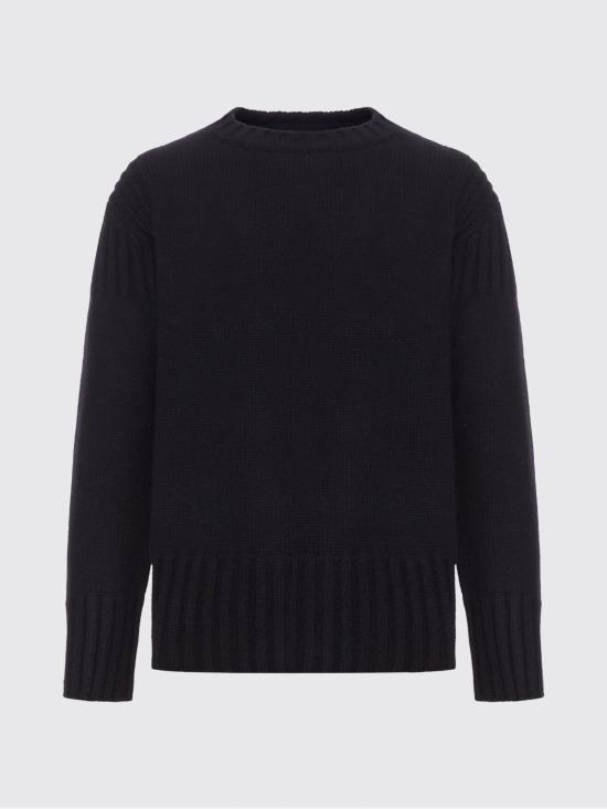 25FW 질샌더 스웨터 J47GP0015J13207 001 Black