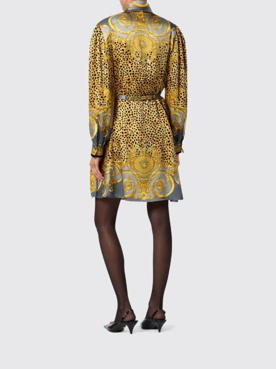 25FW 베르사체 롱 원피스 10217711A16262 5E700 Grey - VERSACE