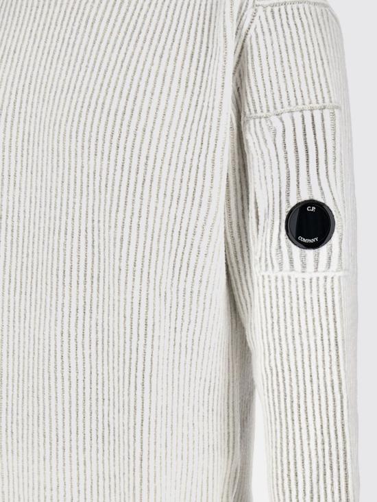 25FW 씨피 컴퍼니 스웨터 19CMKN307A006170A M12 White - C.P. COMPANY