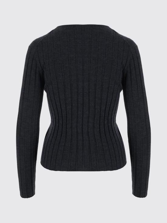 25FW 얼루드 스웨터 64024 490 Black - ALLUDE