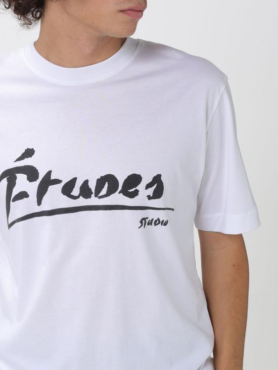 25FW 에뛰드스튜디오 반팔 티셔츠 H25MMTSH102 00 White - ETUDES