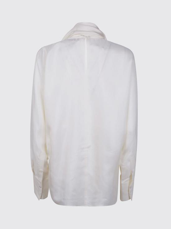 25FW 로에 미디 스커트 41720091 101 Cream - ROHE