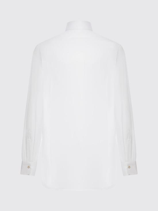 25FW 키톤 긴팔 셔츠 UCCH0910801 00B White - KITON