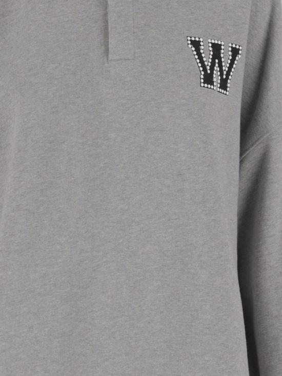 25FW 웰던 폴로 티셔츠 WDTS324739U MG Grey - WE11DONE