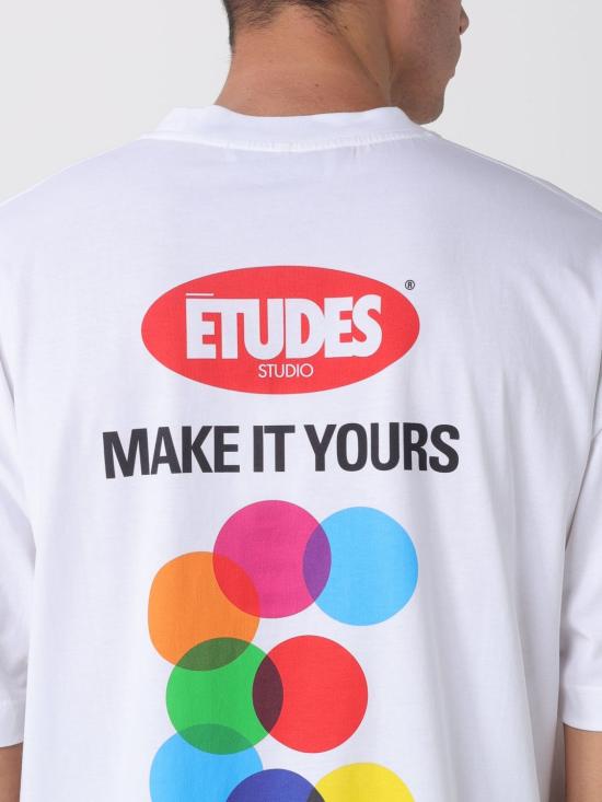 25FW 에뛰드스튜디오 반팔 티셔츠 H25MMTSH133 00 White - ETUDES