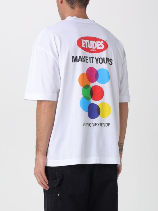 25FW 에뛰드스튜디오 반팔 티셔츠 H25MMTSH133 00 White - ETUDES
