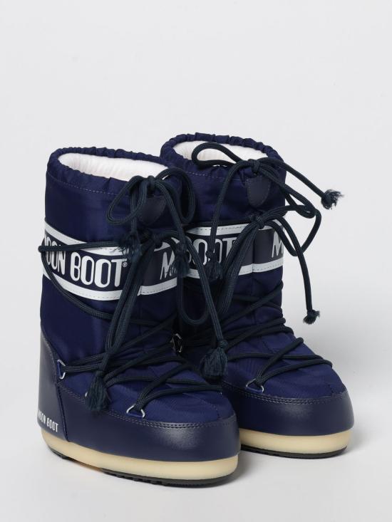 25FW [키즈] 문부츠 미들 부츠 80D1400440B F003 Blue 1 - MOON BOOT
