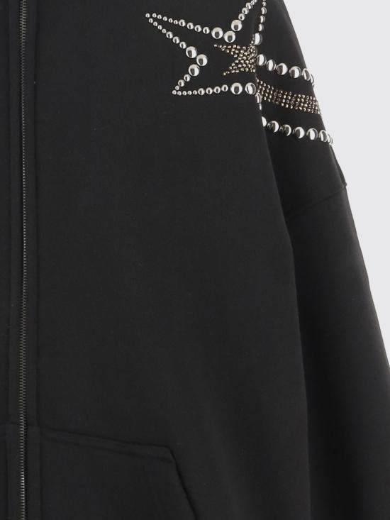 25FW 웰던 긴팔 티셔츠 WDTJ324864U BK Black - WE11DONE