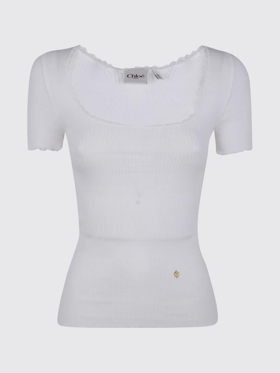 25FW 끌로에 탑 CH25WJH02185 101 White