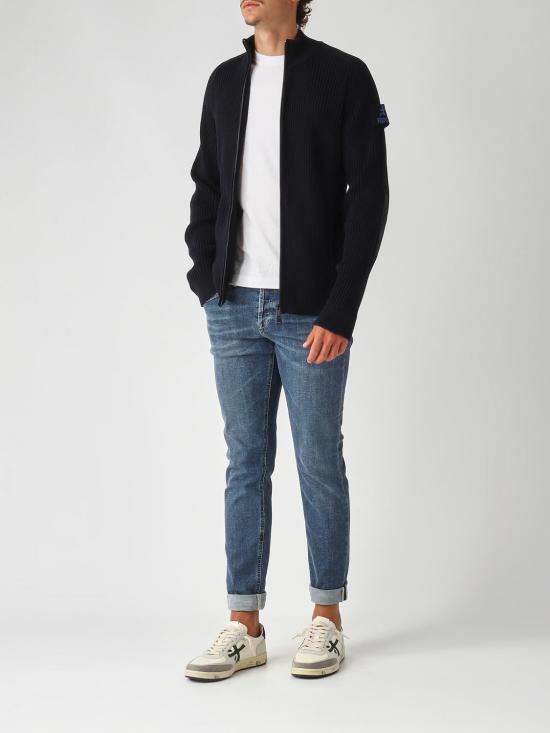 25FW 프리미아타 스웨터 PMG25T Navy - PREMIATA