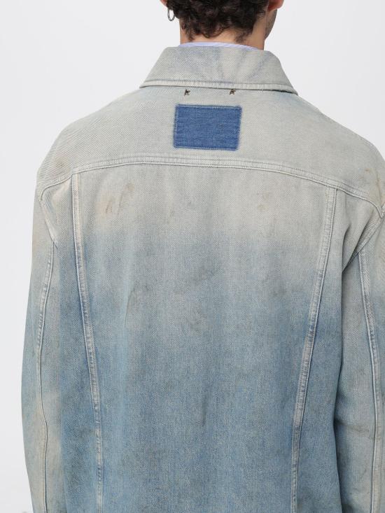 25FW 골든구스 데님 자켓 GMP01941P00208250491 Blue - GOLDEN GOOSE