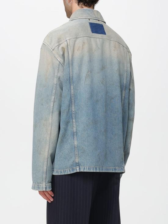 25FW 골든구스 데님 자켓 GMP01941P00208250491 Blue - GOLDEN GOOSE