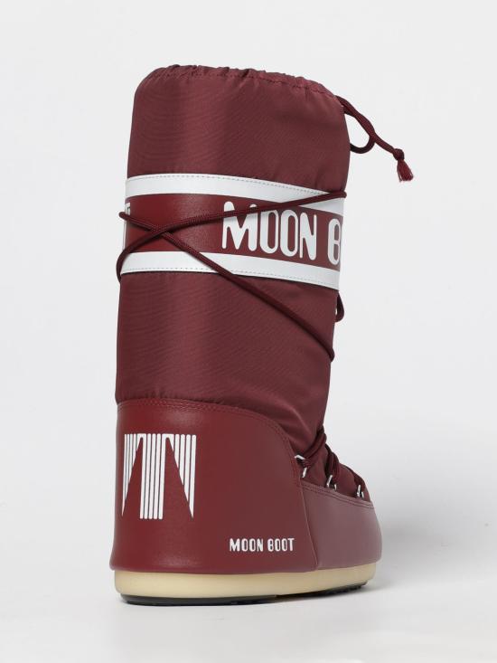 25FW 문부츠 아이콘 나일론 부츠 1400440D D013 Burgundy - MOON BOOT