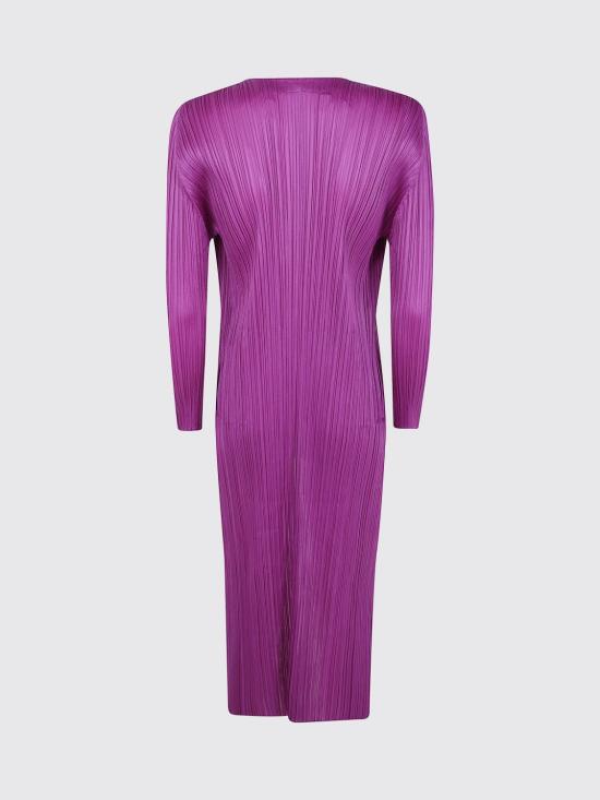 25FW 플리츠플리즈 오픈 롱 가디건 PP58JA133 85 Fuchsia - PLEATS PLEASE