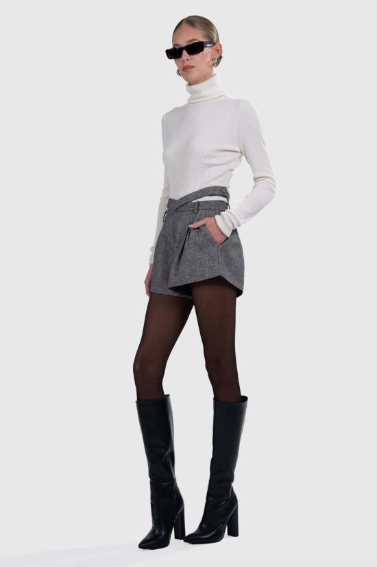  파렌테지 숏팬츠 로렛 반바지 그레이 - PARENTEZI