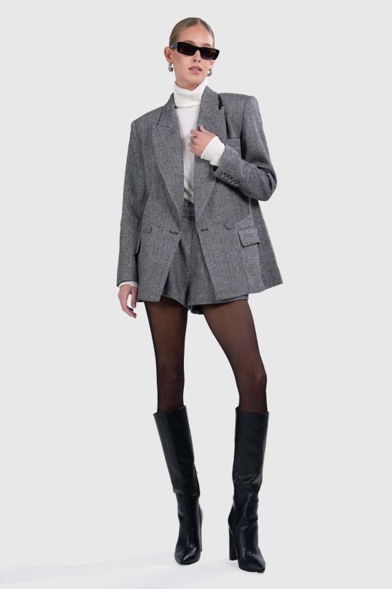  파렌테지 숏팬츠 로렛 반바지 그레이 - PARENTEZI