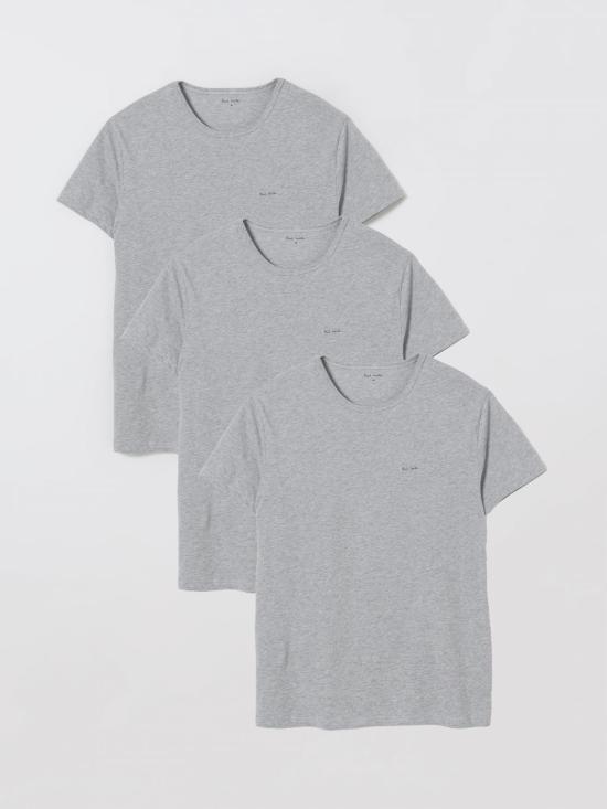 25FW 폴 스미스 반팔 티셔츠 M1A389M3PK 70 Grey - PAUL SMITH