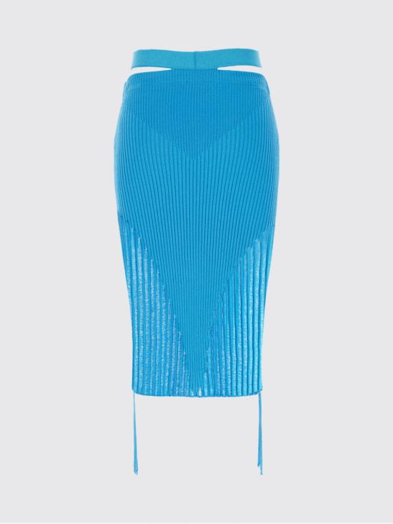 25FW 안드레아 아다모 스커트 ADPS23SK10947473 1267 Gnawed Blue - ANDREA ADAMO