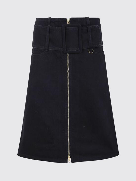 25FW 파투 미디 스커트 SK0940081 965G Black - PATOU