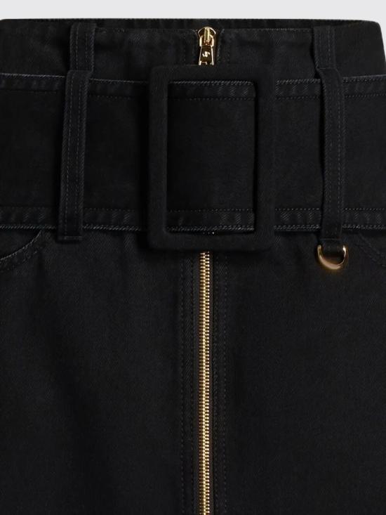 25FW 파투 미디 스커트 SK0940081 965G Black - PATOU