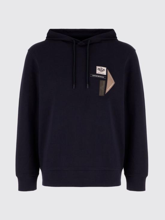 25FW 엠포리오 아르마니 긴팔 티셔츠 EM003587AF10013 UB118 Navy