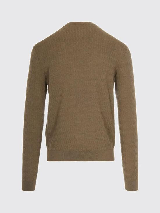 25FW 엠포리오 아르마니 스웨터 EM002196AF13851 F6119 Mud - EMPORIO ARMANI