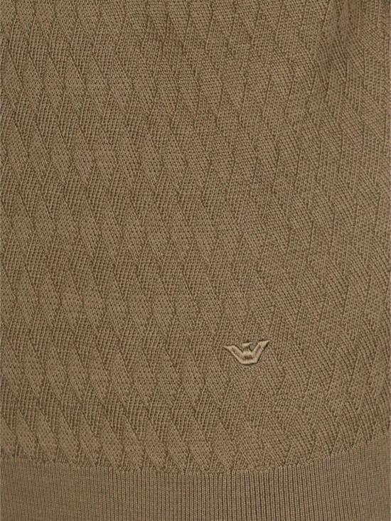 25FW 엠포리오 아르마니 스웨터 EM002196AF13851 F6119 Mud - EMPORIO ARMANI