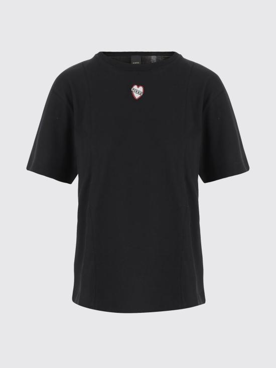 25FW 핑코 반팔 티셔츠 105665A2IB Z99 Black