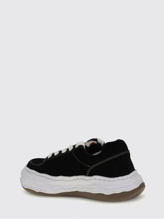 26SS 메종 미하라 야스히로 올리버 OG 솔 스웨이드 로우탑 스니커즈 A15FW702 Black - MAISON MIHARA YASUHIRO