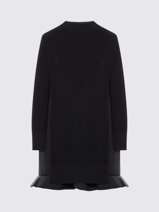 25FW 사카이 롱 원피스 2507952 001 Black