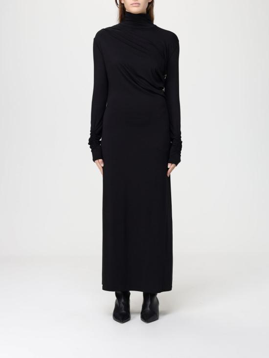 25FW 시모나 코르셀리니 롱 원피스 A25CPAB00601 V0003 Black