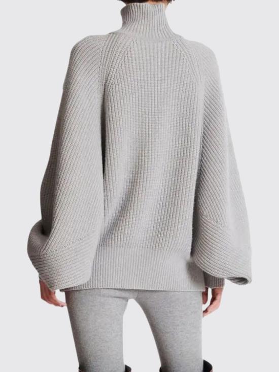 25FW 발망 터틀넥 FF0KG025KJ22 9UB Grey - BALMAIN