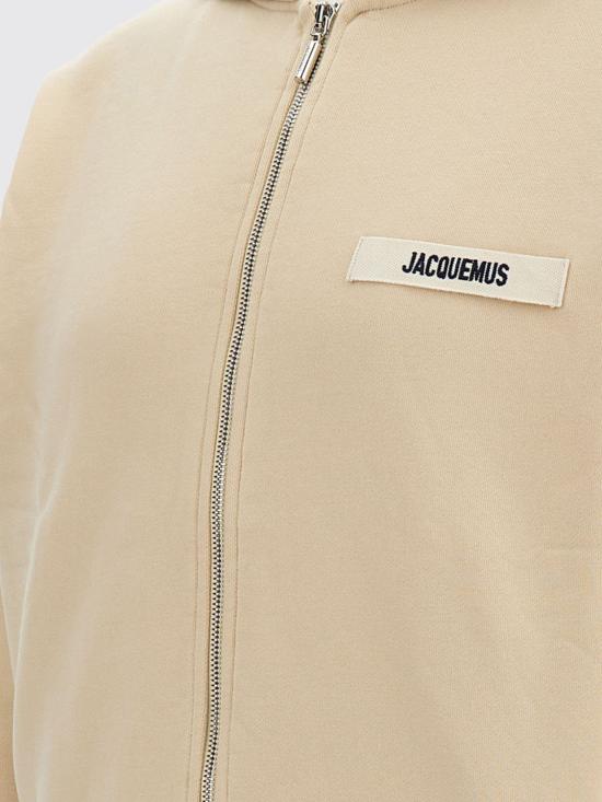 25FW 자크뮈스 긴팔 티셔츠 HOM00257AJ00126 150 Beige - JACQUEMUS
