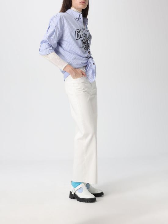 25FW 가니 셔츠 W0826 01M Blue - GANNI