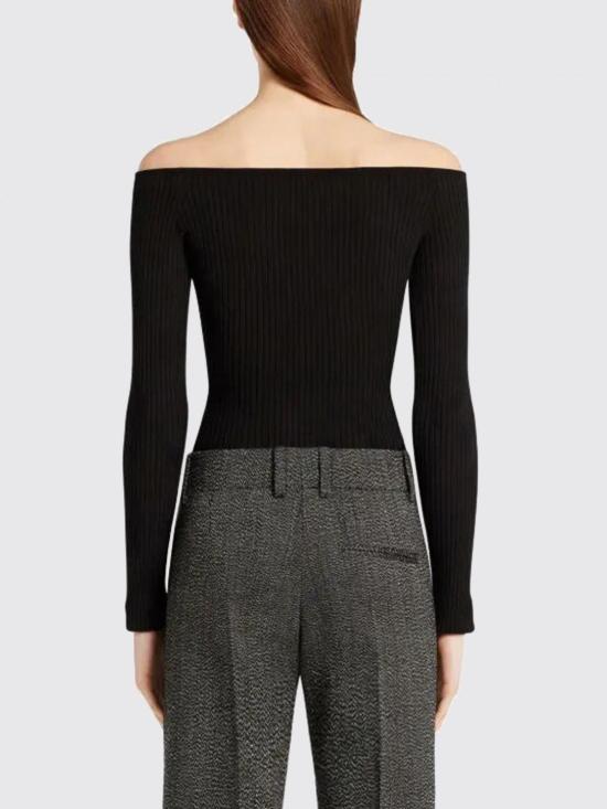 25FW 쿠레쥬 긴팔 티셔츠 325MTO429FI0001 9999 Black - COURREGES