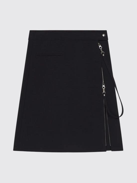 25FW 쿠레쥬 미디 스커트 325CJU278WO0143 9999 Black - COURREGES