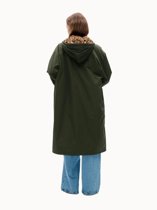  바움 운드 페르드가르텐 패딩 Baum Und Pferdgarten 데미 코트 로젠 그린 레오파드 - BAUM UND PFERDGARTEN