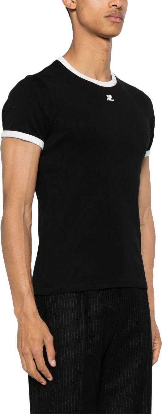 26SS 쿠레쥬 반팔 티셔츠 VESJTS020JS00709901 BLACK - COURREGES
