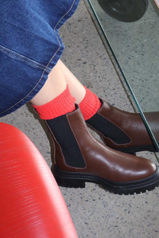  매과이어 뮬/슬리퍼 맥과이어 코르티나 윈터  브라운 - MAGUIRE