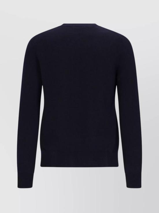 26FW 꼼데가르송 V넥 하트 와펜 가디건 AX N008 051 2 NAVY DOM - COMME DES GARCONS