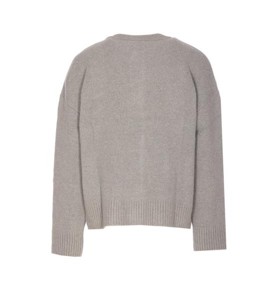 25FW 아미 ADC 하트 인타르시아 알파카 니트 가디건 UKC366KN0135058 GRAY DOM - AMI