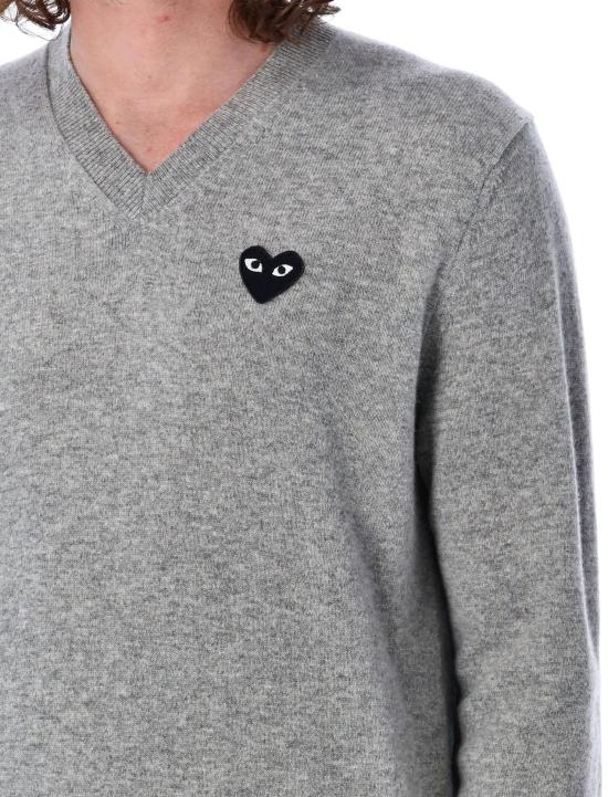 25FW 꼼데가르송 가디건 AXN0180512 LIGHT GREY DOM - COMME DES GARCONS