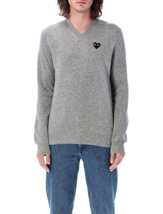 25FW 꼼데가르송 가디건 AXN0180512 LIGHT GREY DOM