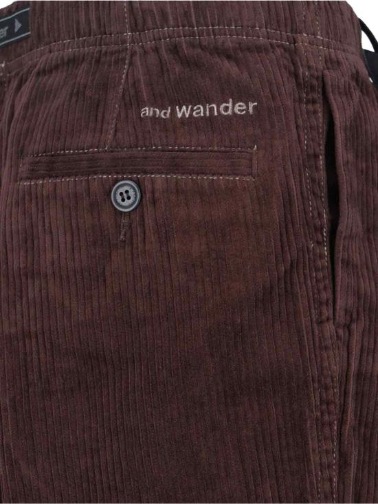 25FW 앤드원더 스트레이트 팬츠 5745282102052 DBROWN DOM - AND WANDER