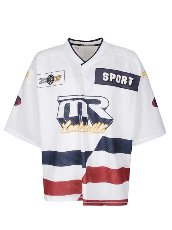 25FW 마틴로즈 반팔 티셔츠 129JT10052 WHT WHITE NAVY